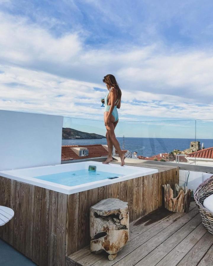 Castel Abaso Boutique Apartments By Explore Andros エクステリア 写真