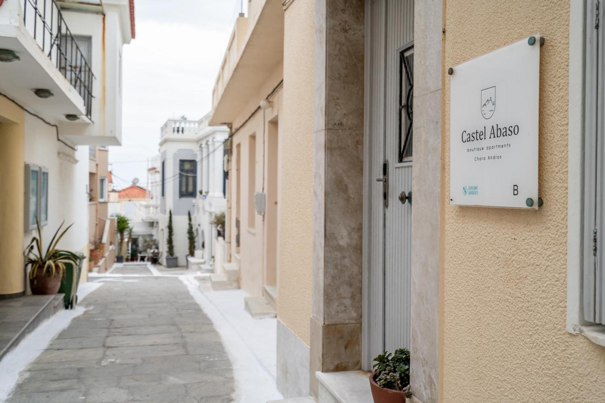 Castel Abaso Boutique Apartments By Explore Andros エクステリア 写真